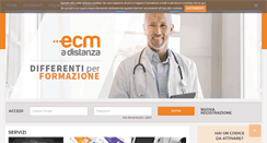 Desktop Screenshot of ecmadistanza.it